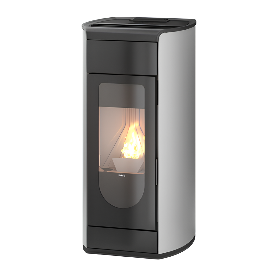 Poêle à granulés étanche SUPRA ALIX 7 kW Blanc – Image 3