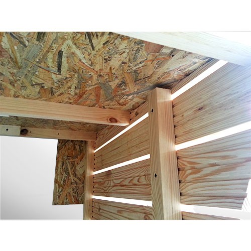 Abri bûches - BOIS - 2,5 stères - EMABRI AB02 – Image 3