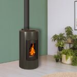 Poêle à Granulés Etanche – EMAFLAM NALA Noir – 8.9 kW
